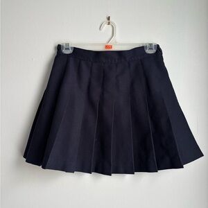 American apparel navy pleated skirt XS/SM